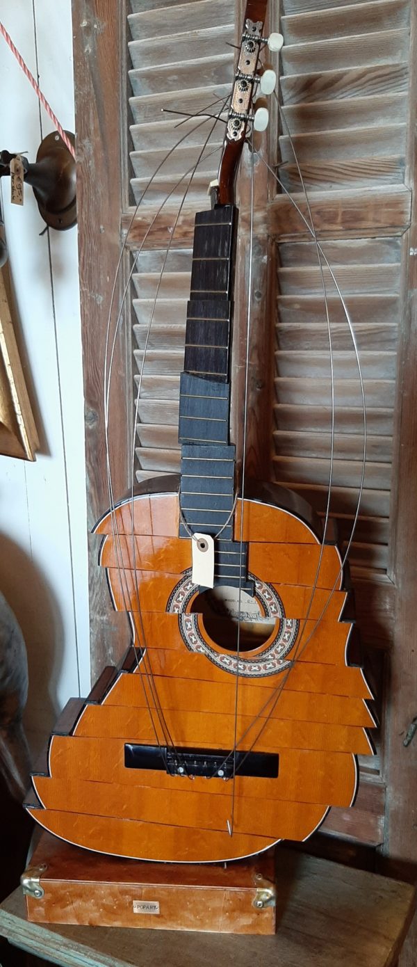Kunst gitaar zeer mooi decoratie item - de Bruin